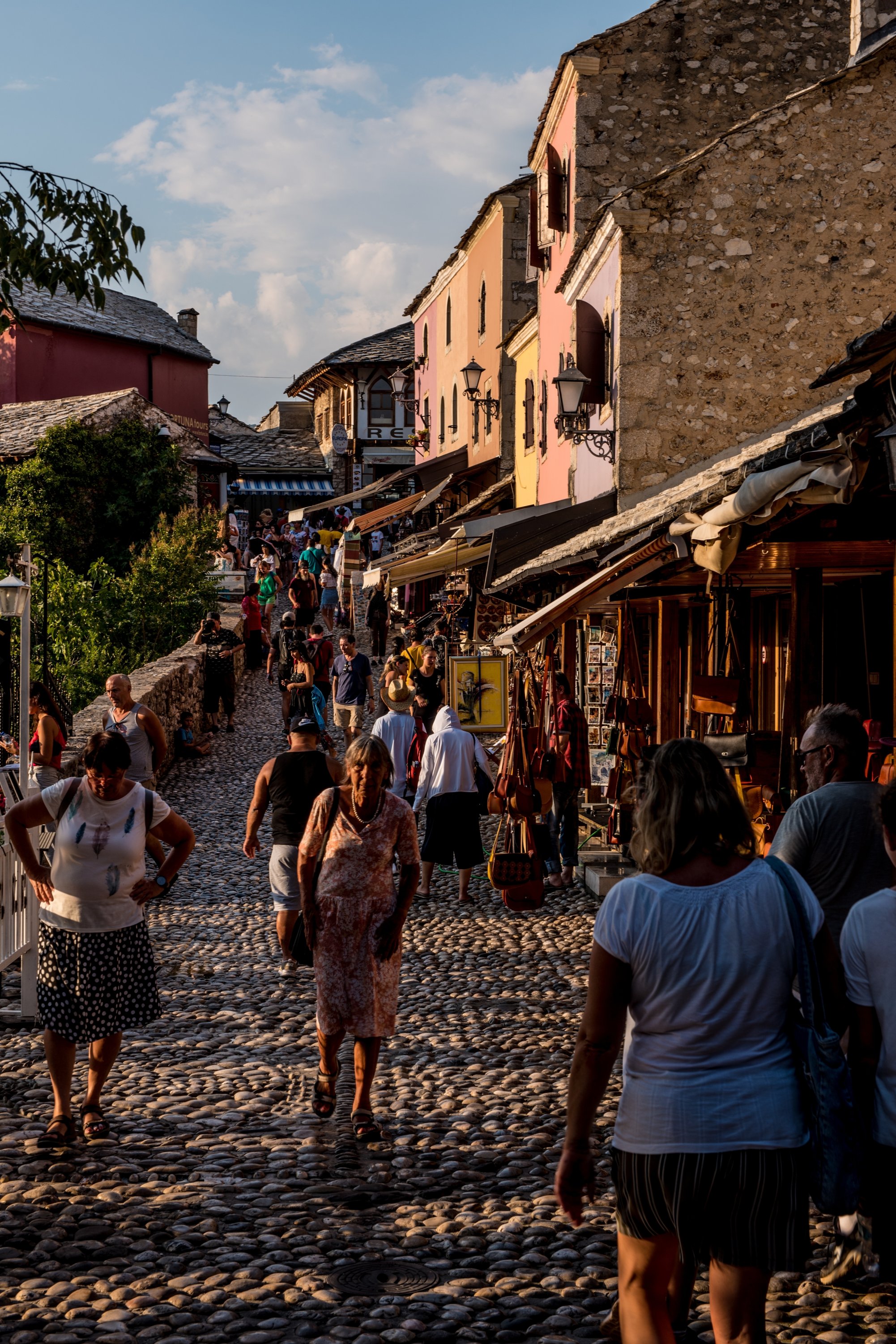 The stone street of Mostar. (Getty Images)
