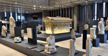 A general view from the second floor of the Troy Museum, Çanakkale, northwestern Turkey. (Courtesy of Troy Museum)