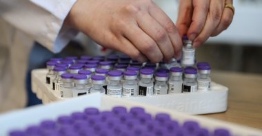 A view of Pfizer-BioNTech vaccines at the warehouse where they are stored, in Istanbul, Turkey, May 10, 2021. (DHA PHOTO)