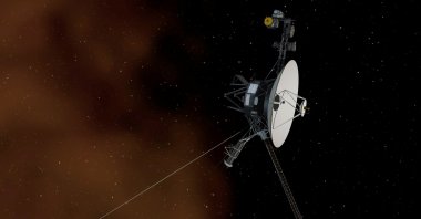 This undated artist's concept depicts NASA's Voyager 1 spacecraft entering interstellar space, or the space between stars. (NASA via Reuters)