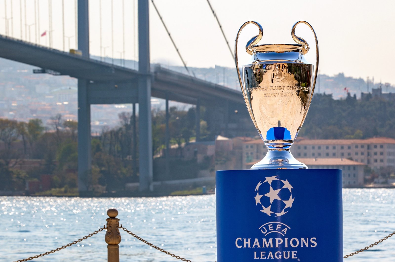 ISTANBUL - the UEFA Champions League trophy, Coupe des clubs