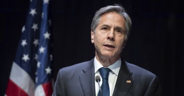 U.S. Secretary of State Antony Blinken speaks during a joint press conference following meetings with Icelandic Foreign Minister Gudlaugur Thor Thordarson, at the Harpa Concert Hall in Reykjavik, Iceland, Tuesday, May 18, 2021. (AP Photo)