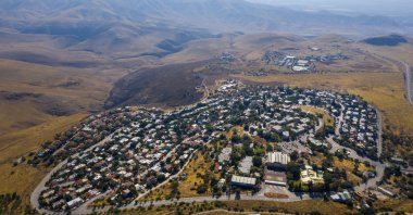 A view of the illegal settlement of Ma'ale Efrayim in the occupied West Bank, Palestine, June 30, 2020. (AP Photo)