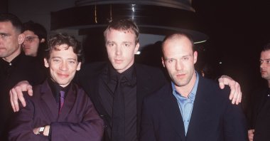 Dexter Fletcher, Guy Ritchie and Jason Statham during the "Lock, Stock & Two Smoking Barrels" Premiere at Sony Studios in Culver City, California, U.S. (WireImage via Getty Images)