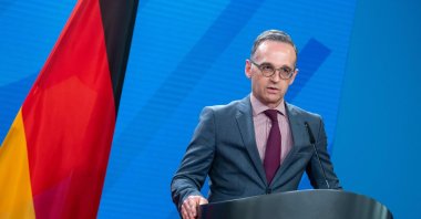 German Foreign Minister Heiko Maas attends a joint press conference with the Czech foreign minister ahead of a meeting at the Foreign Ministry, Berlin, Germany, May 25, 2021. (AFP Photo)