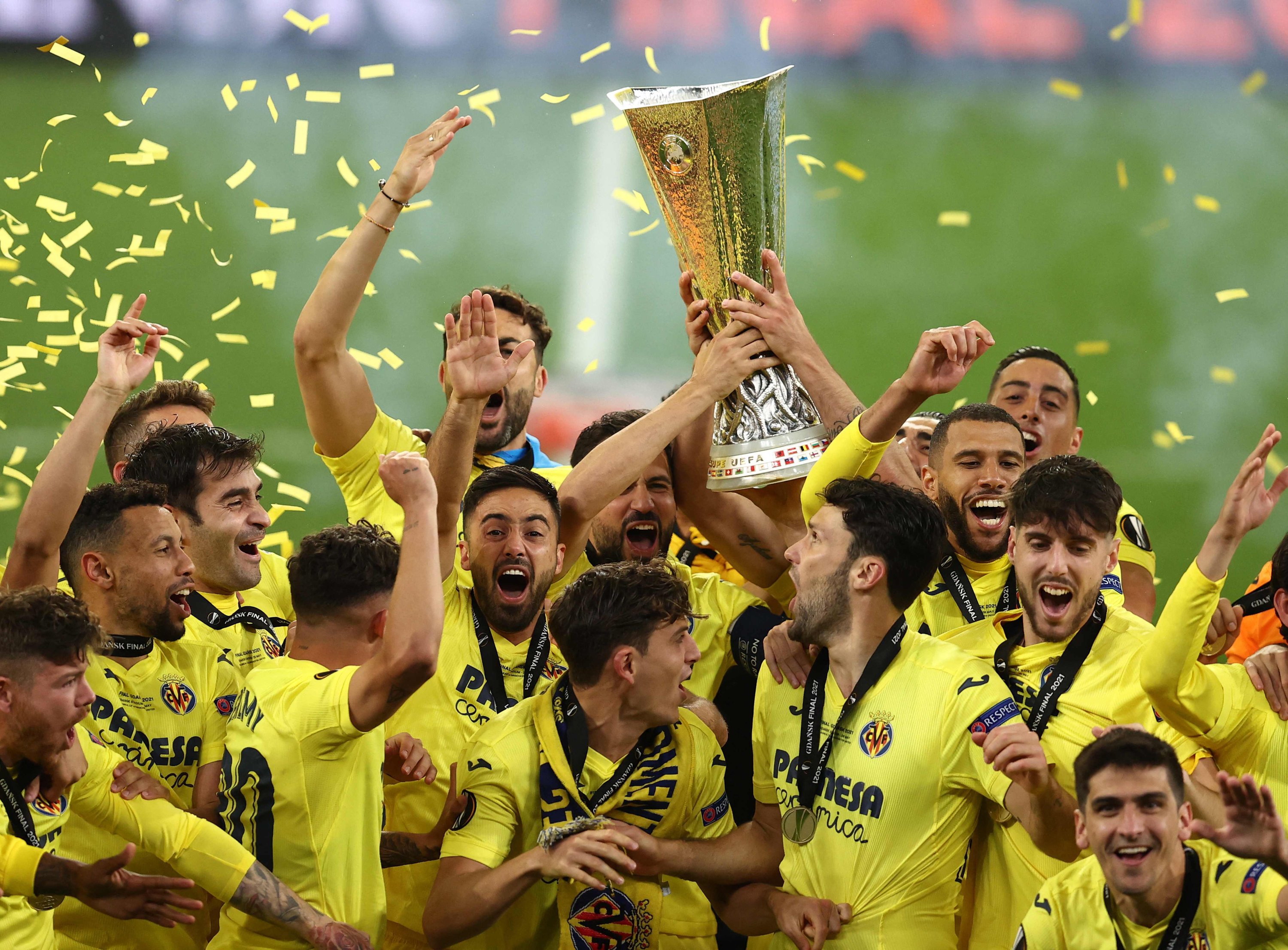 FC Villarreal UEFA Europa League 2021 Sieger-Medaille 2021 