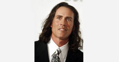 In this file photo actor Joe Lara arrives at the 6th Annual Living Legends of Aviation Awards ceremony at the Beverly Hilton Hotel, Beverly Hills, California, U.S., Jan. 22, 2009. (AFP Photo)