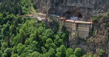 Sun shines upon the Sümela Monastery in Trabzon, Turkey, May 30, 2021. (AA Photo)