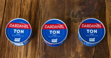 Canned products of Dardanel seen in this file photo, Istanbul, Turkey, June 16, 2020. (Shutterstock Photo)

