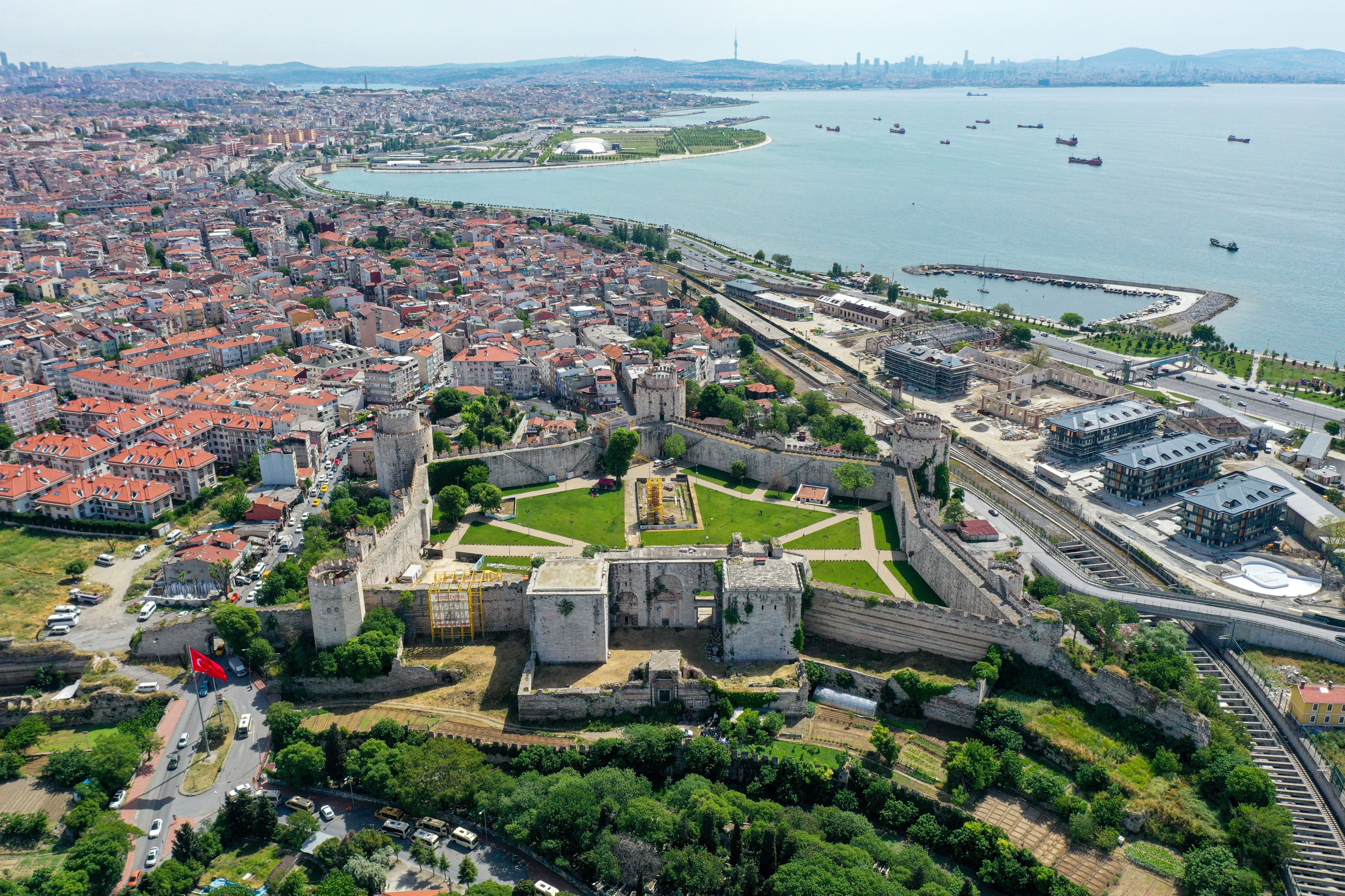 a look inside restoration of byzantine ottoman era yedikule fortress daily sabah