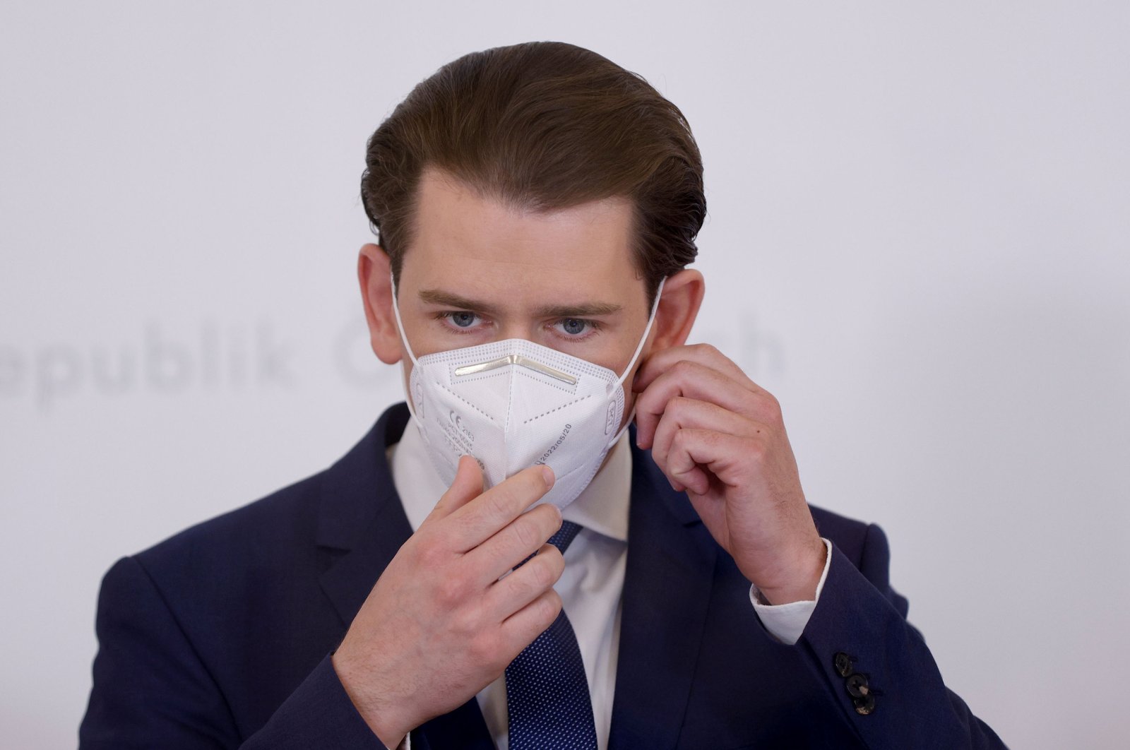 Austria's Chancellor Sebastian Kurz arrives for a news conference, as the spread of the coronavirus disease continues, in Vienna, Austria, May 28, 2021. (Reuters Photo)