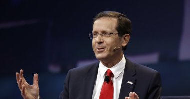 Isaac Herzog speaks at the AIPAC Policy Conference in Washington, D.C., U.S., March 27, 2017. (AP File Photo)