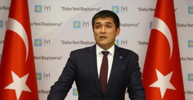 The opposition Good Party's (IP) Istanbul head Buğra Kavuncu, Oct. 21, 2020. (Sabah Photo)