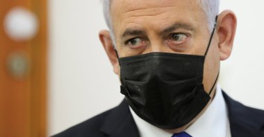 Israeli Prime Minister Benjamin Netanyahu is seen in this file photo dated April 5, 2021 (Reuters Photo)