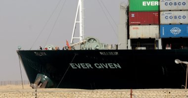 Ever Given, one of the world's largest container ships, is seen after it was fully floated in the Suez Canal, Egypt, March 29, 2021. (REUTERS / Mohamed Abd El Ghany)