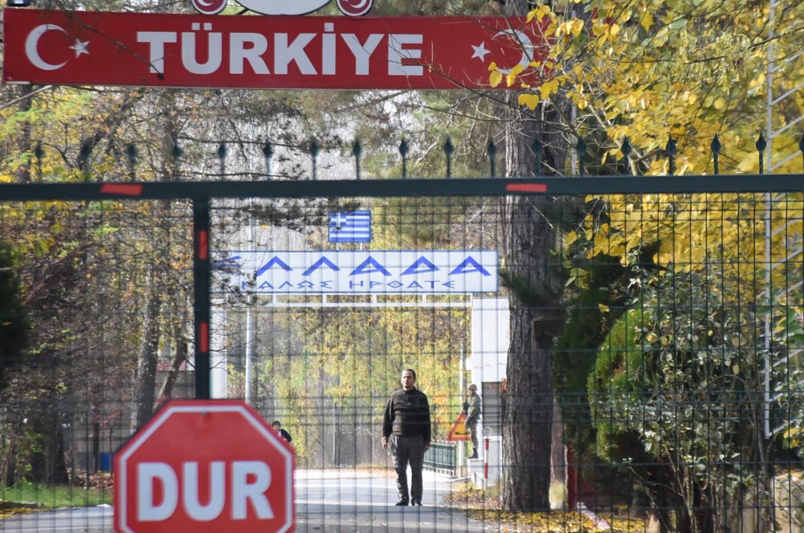 No man's land at the border between Turkey and Greece near Pazarkule is seen from Edirne, Turkey, Nov. 11, 2019. (DHA File Photo)