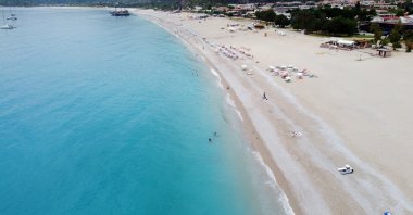 A view of a beach in Fethiye, Muğla province, southwestern Turkey, May 30, 2021. (AA Photo)