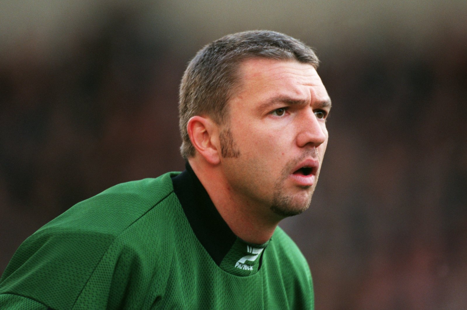 West Bromwich Albion goalkeeper Alan Miller is seen during a League One football match between West Bromwich Albion and Wolverhampton Wanderers at The Hawthorns, in West Bromwich, England, Nov. 29, 1998. (PA via Reuters)