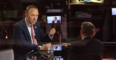 Britain's Health Secretary Matt Hancock appears on the BBC's The Andrew Marr Show in London, Britain June 6, 2021. (Jeff Overs/BBC via Reuters)
