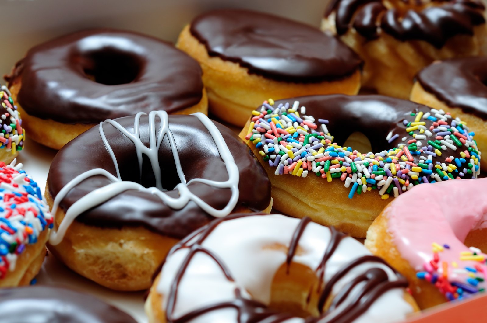 Assorted donuts in a box. (Shutterstock Photo)