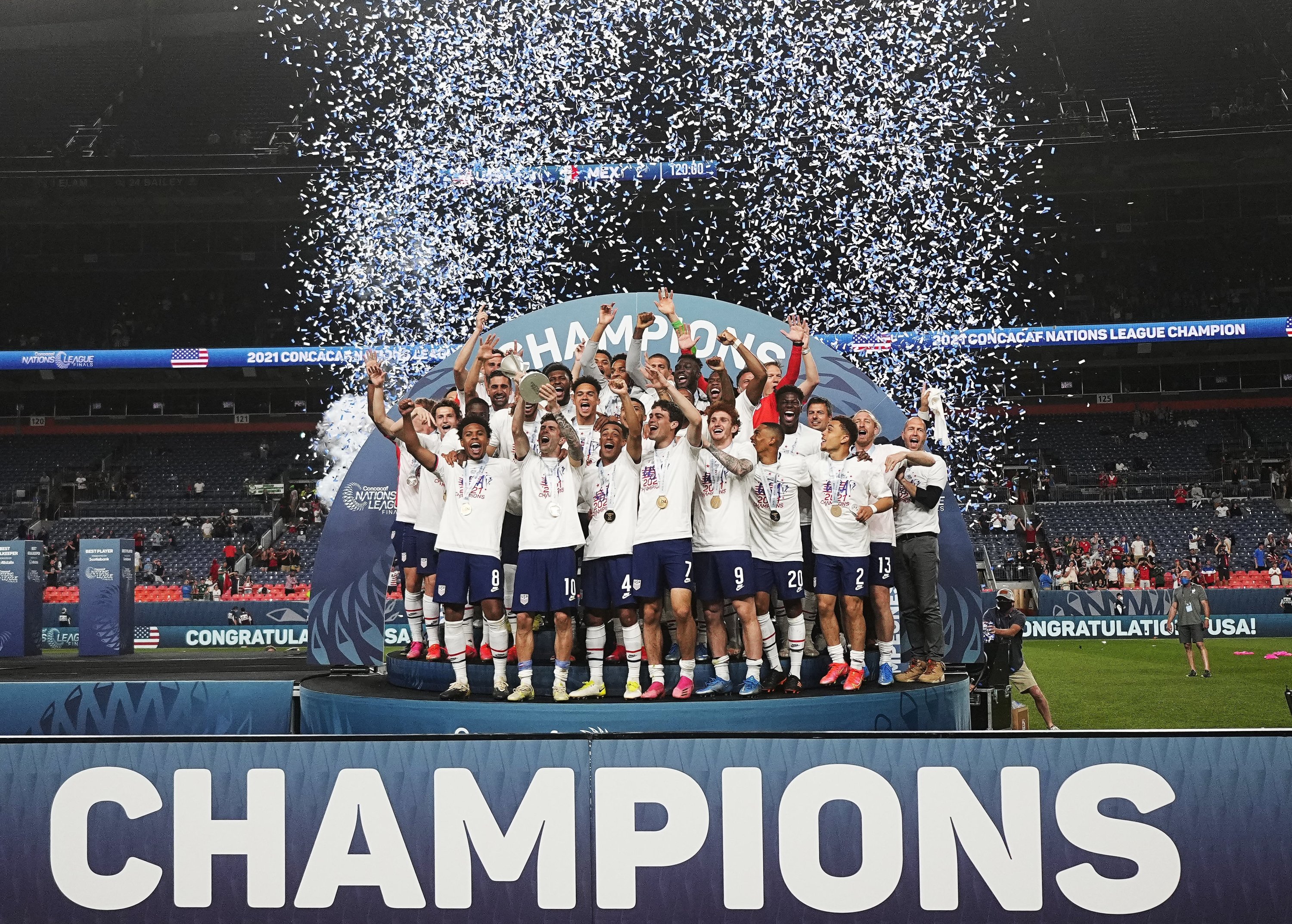 Team USA  U.S. Wins First Concacaf Nations League Final With Comeback 3-2  Victory Over Mexico