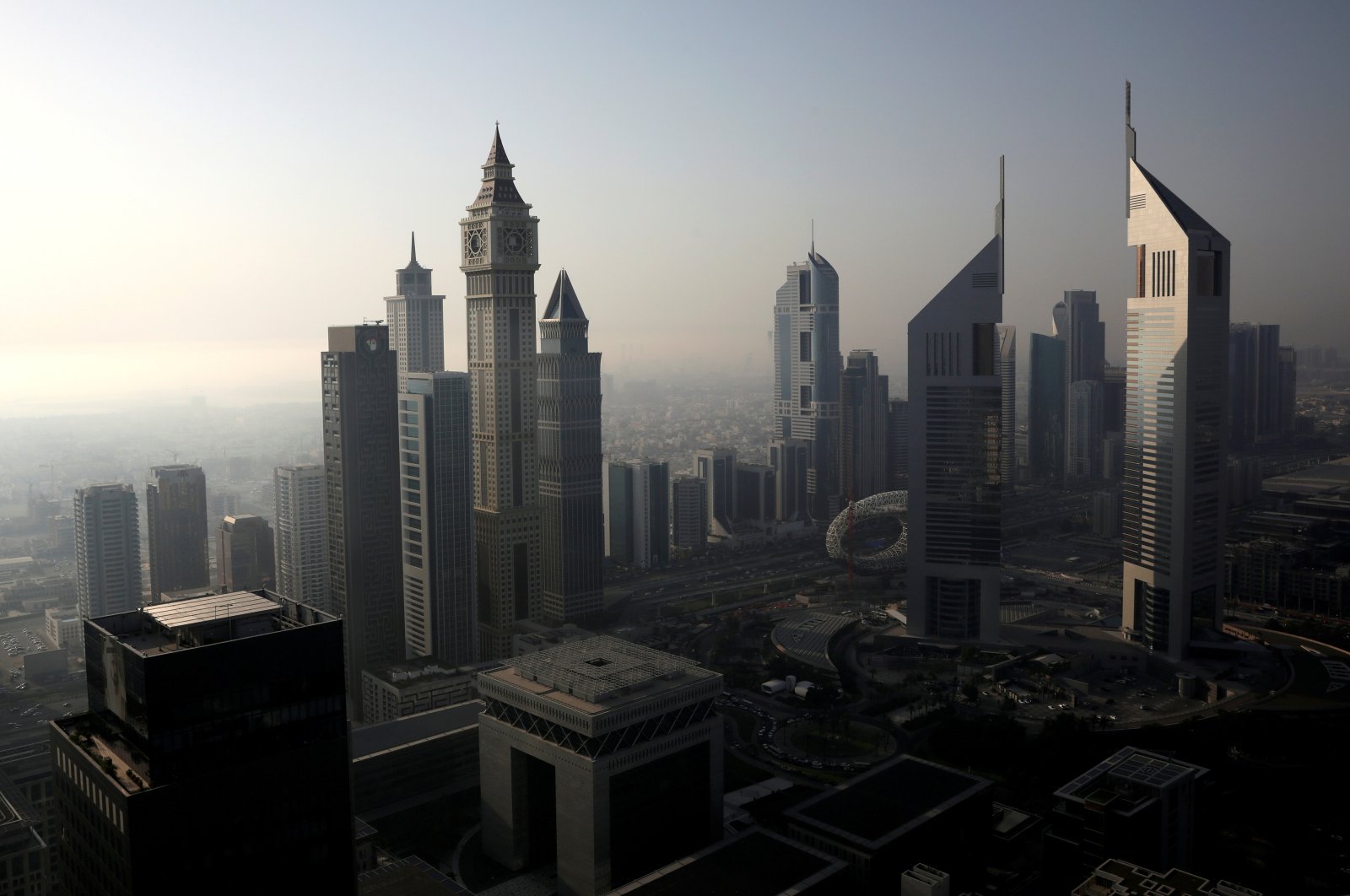 A general view of Dubai International Financial Centre (DIFC) among high-rise towers in Dubai, United Arab Emirates June 18, 2019. (REUTERS Photo)