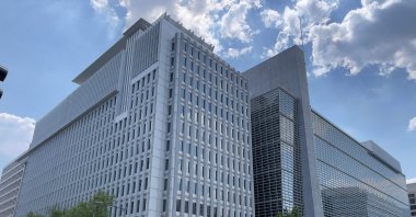 World Bank headquarters seen in Washington, D.C., U.S., on May 20, 2021. (AFP Photo)