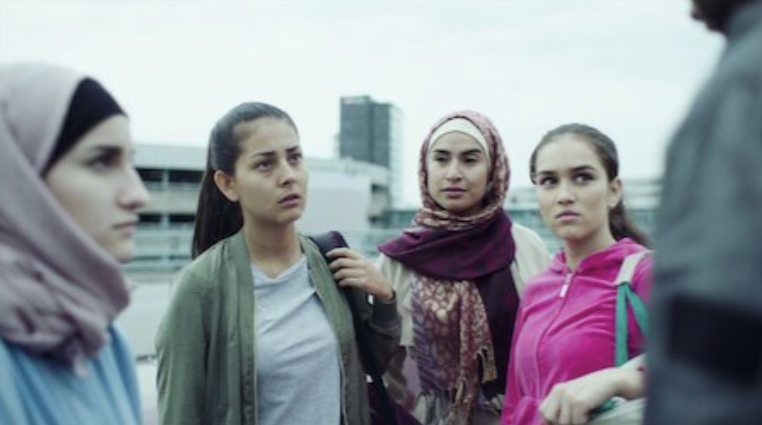 A screengrab from the Swedish TV series, "Caliphate," that revolves around themes such as "extremism," terrorism and women's rights.