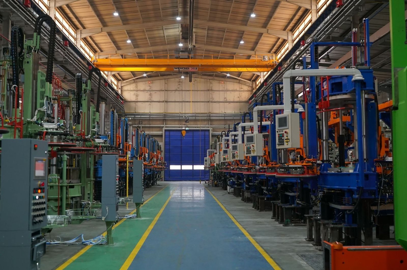 A mold press machinery factory in the Arslanbey Organized Industrial Zone in Kocaeli, northwestern Turkey, June 26, 2020. (Sabah Photo)