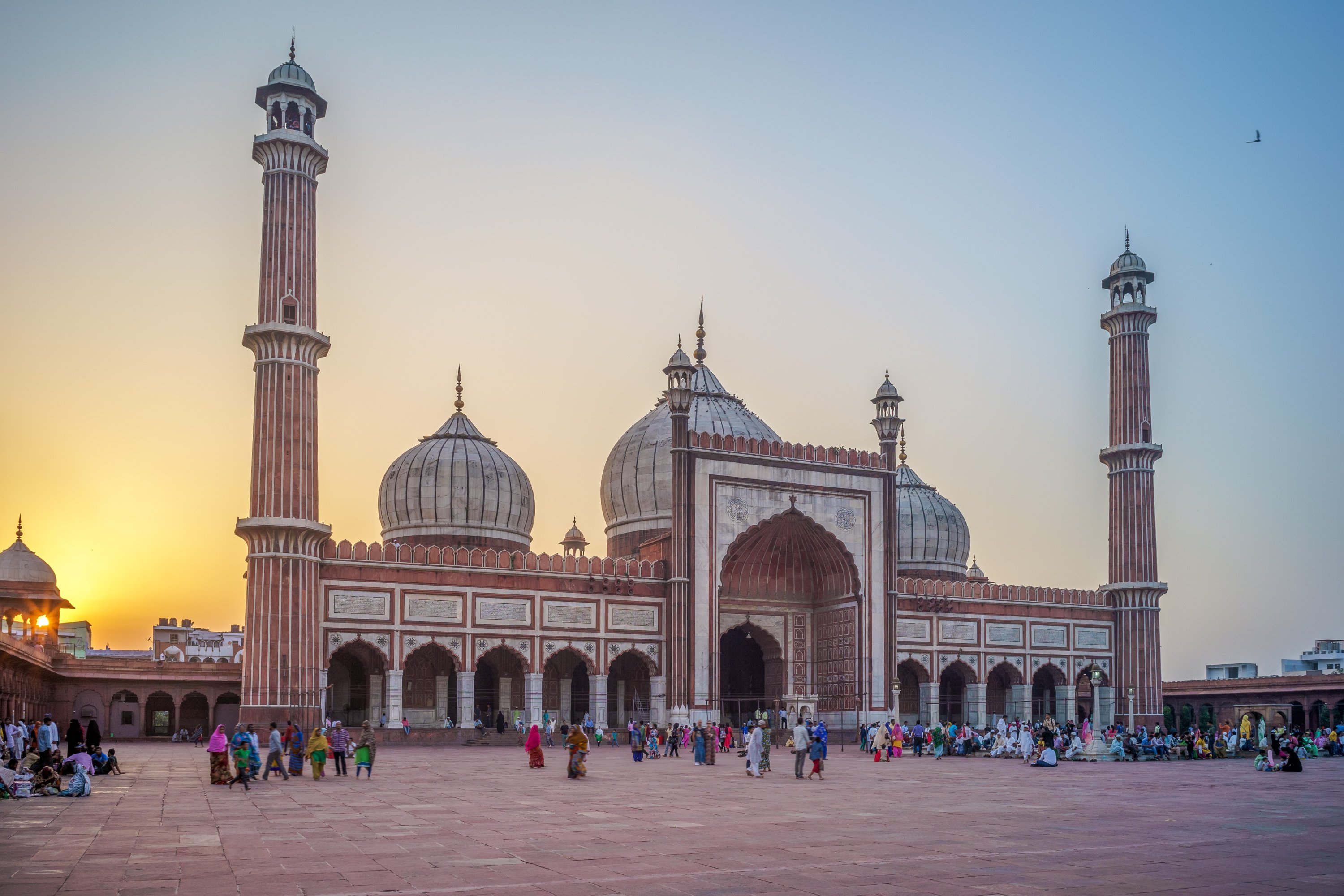 Jama Masjid is the second-largest mosque of India located in New Delhi. (Shutterstock Photo) 