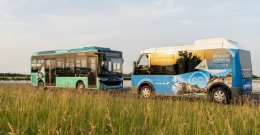 Atak electric busses of Karsan seen in this undated file photo. (Courtesy of Karsan)