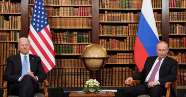 U.S. President Joe Biden and Russia's President Vladimir Putin meet for the U.S.-Russia summit at Villa La Grange in Geneva, Switzerland, June 16, 2021. (Reuters Photo)