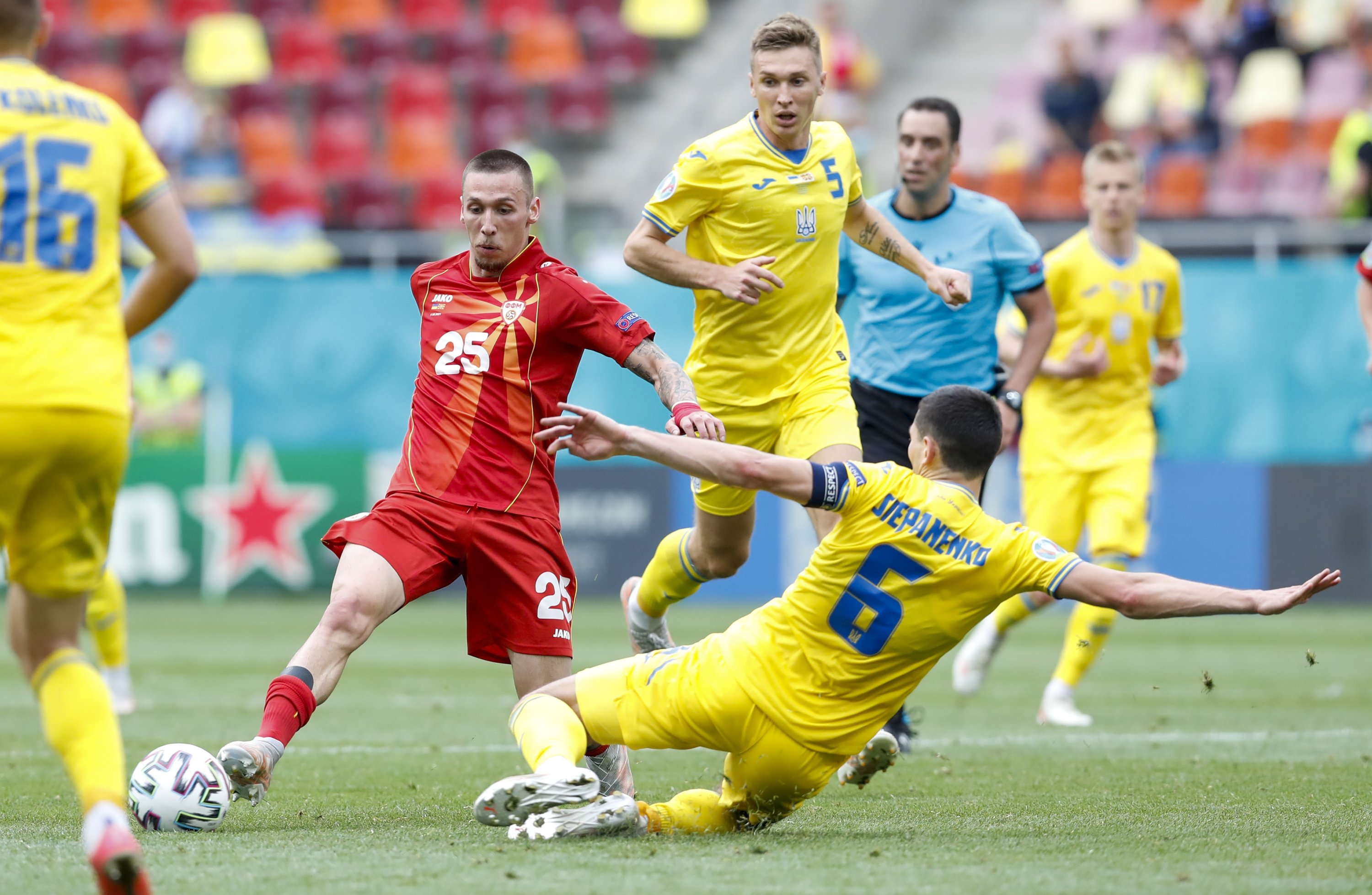 Ukraine Claims Crucial Euro 2020 Win Over North Macedonia Daily Sabah