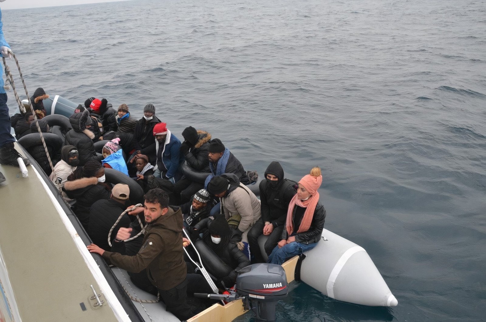 50 migrants maltreated by Greek forces saved by Turkish personnel ...