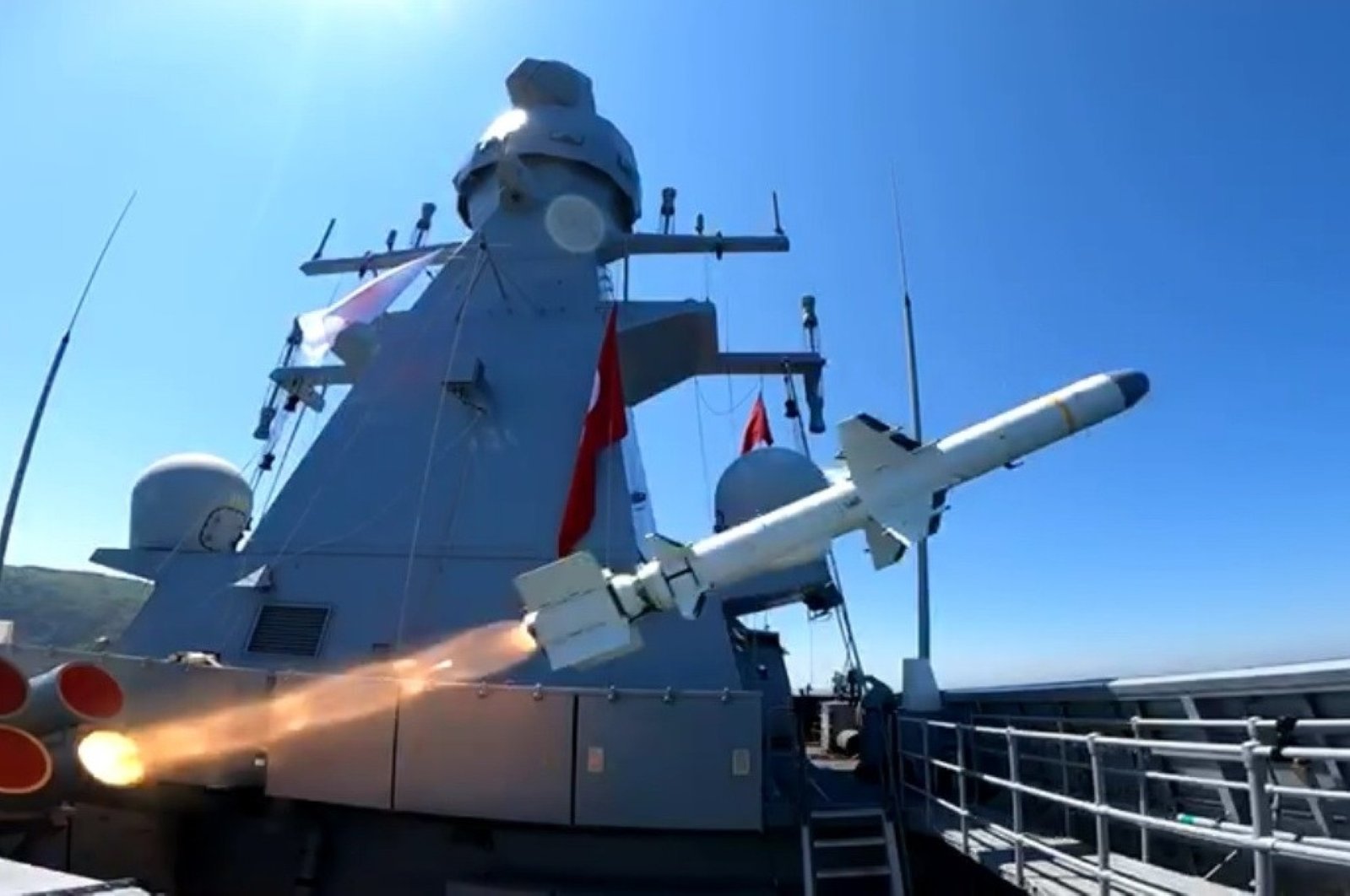 Domestic Anti-ship Atmaca Missile Displays Turkish Navy's Capability 