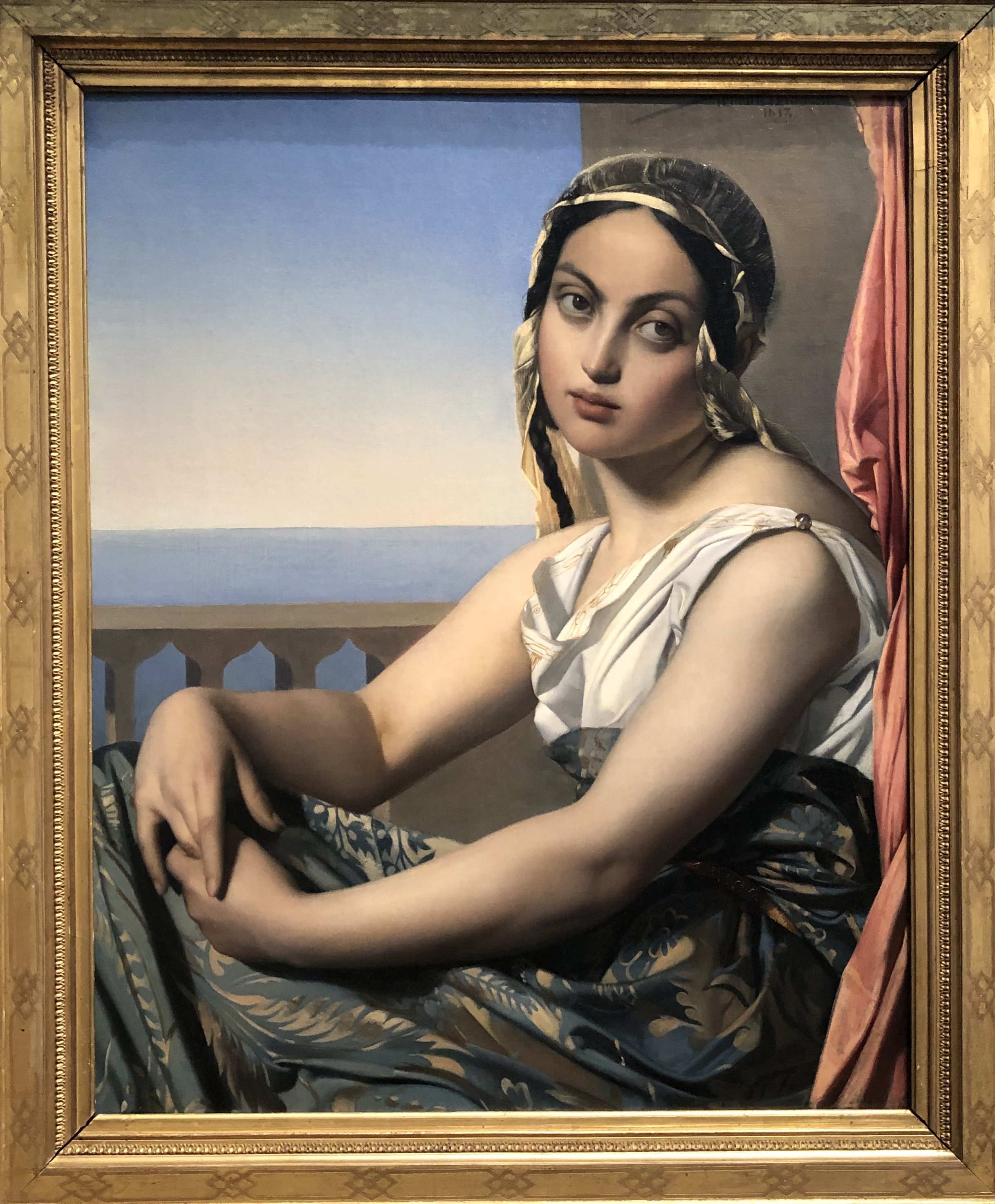 Henri Lehmann's “Woman of the ‘Orient,’” 1837, oil on canvas at the National Gallery of Art in Washington, D.C. , U.S., June 12, 2021. (Photo by Matt Hanson)