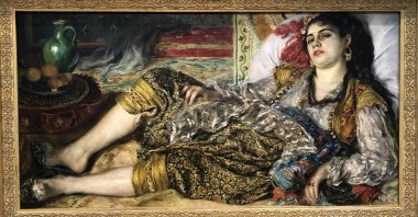 Pierre-Auguste Renoir's "Odalisque," 1870, oil on canvas at the National Gallery of Art in Washington, D.C., U.S., June 12, 2021. (Photo by Matt Hanson)