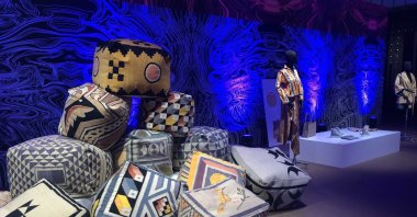 A view from the  “Fabrics Atlas Exhibition," Ankara, Turkey, June 22, 2021. (Photo by Nur Özkan Erbay) 