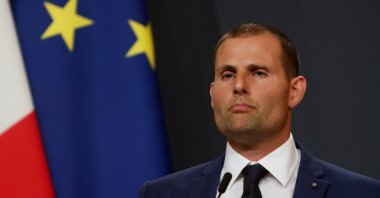 Malta's Prime Minister Robert Abela holds a news conference after local media reported that Malta has been grey-listed by the global anti-money laundering watchdog, the Financial Action Task Force (FATF), in Valletta, Malta, June 23, 2021. (Reuters Photo)