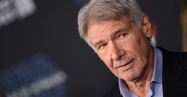 Actor Harrison Ford arrives for the world premiere of Disney's "Star Wars: Rise of Skywalker" at the TCL Chinese Theatre in Hollywood, California, Dec. 16, 2019. (AFP Photo)