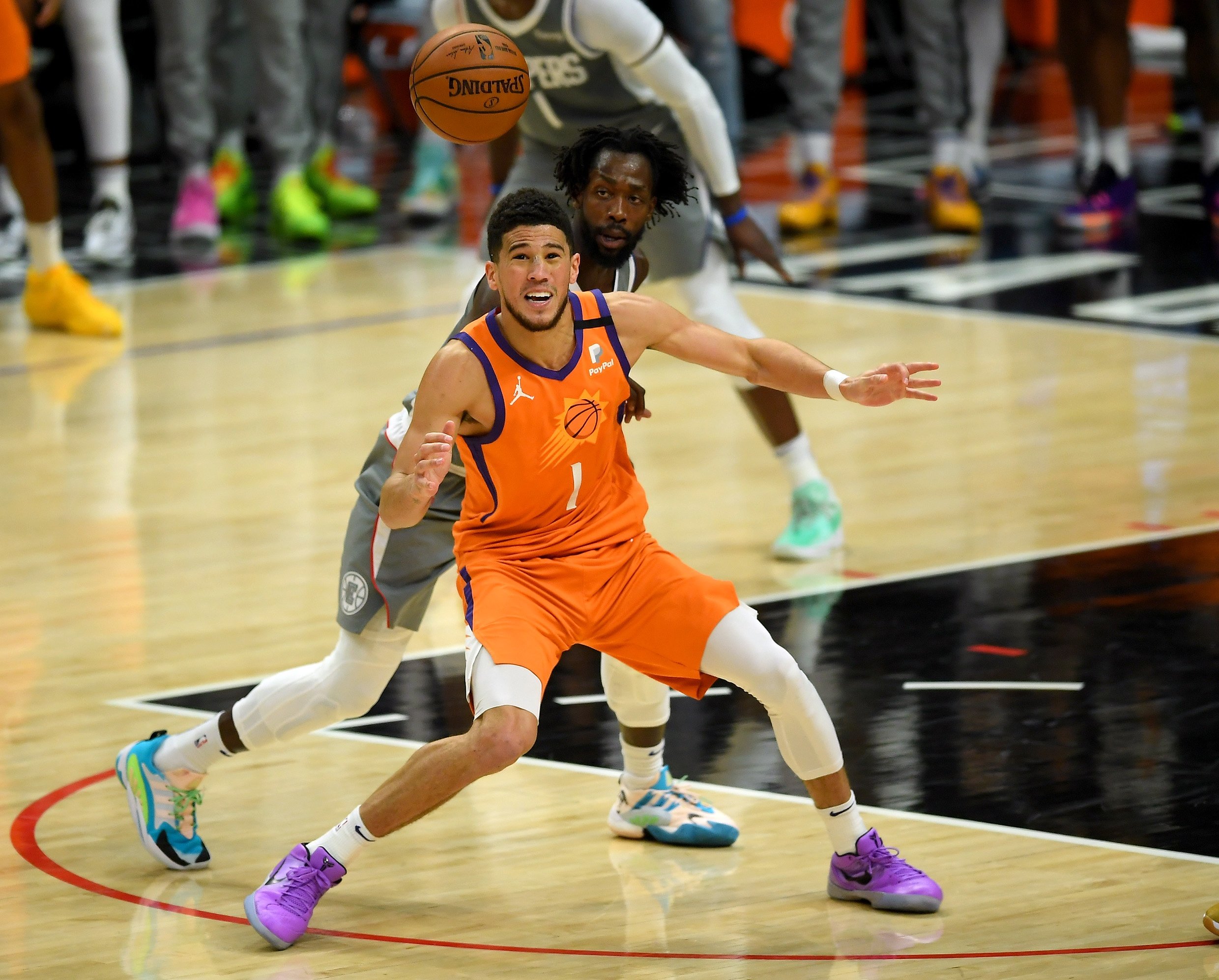 Devin Booker's historic 3rd quarter lifts Phoenix Suns to series win over  Los Angeles Clippers 