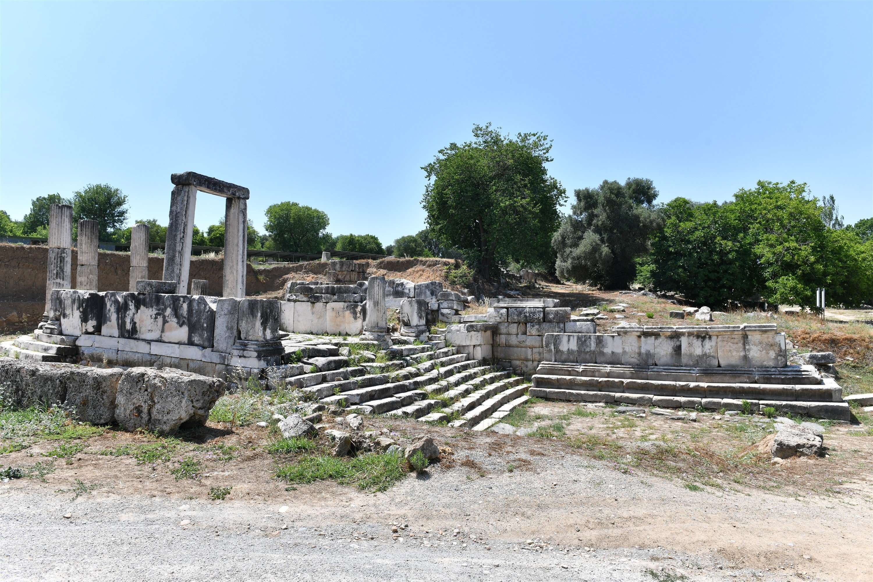A view from the ancient city of Stratonikeia, Muğla, southwestern Turkey.
