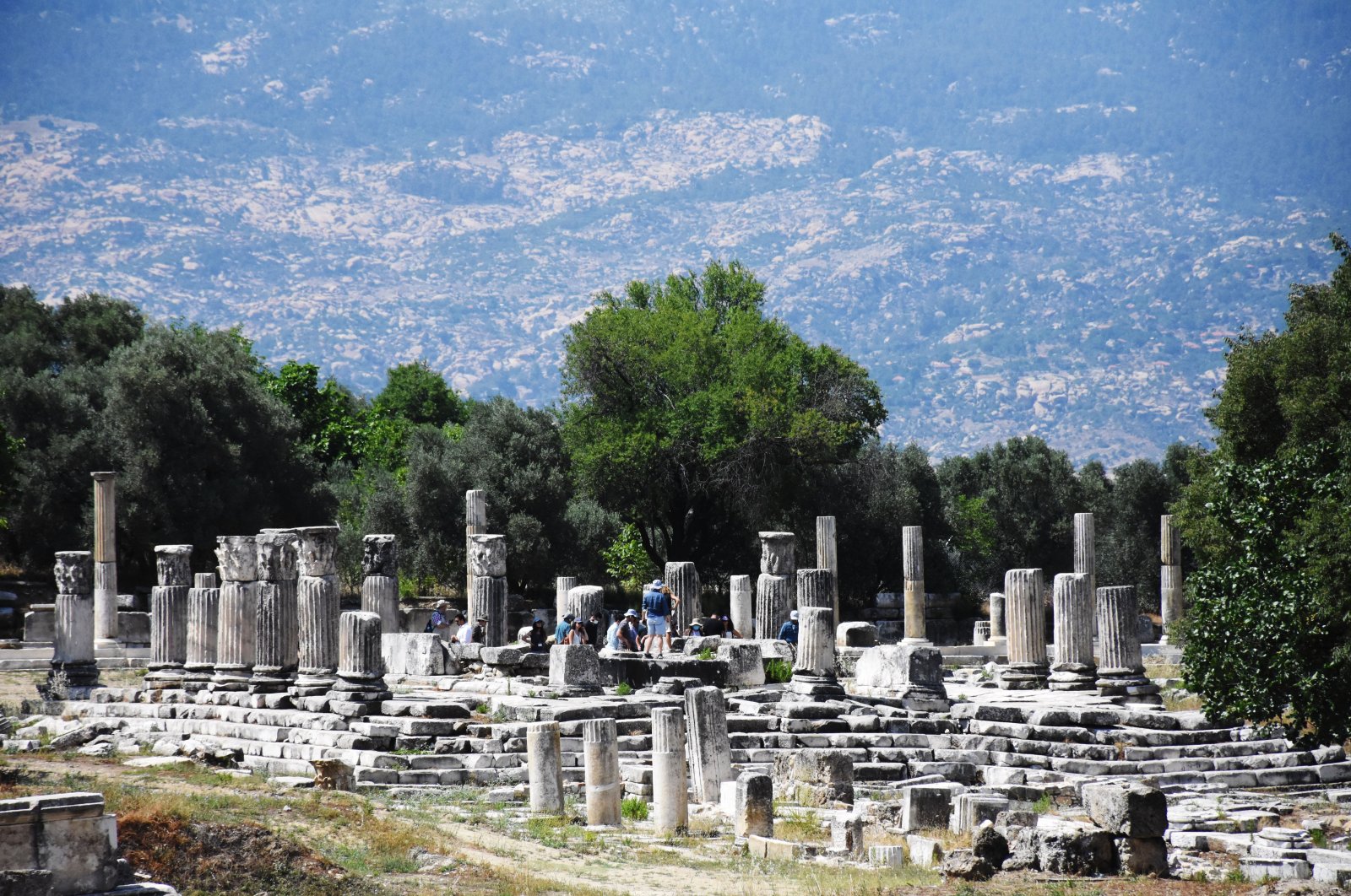 A view from the ancient city of Stratonikeia, Muğla, southwestern Turkey. 