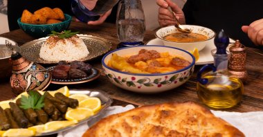 Table with Turkish dishes. (Shutterstock Photo) 