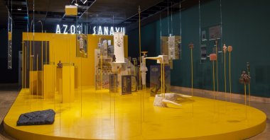  "Exhausted," Cooking Sections, 2021, "CLIMAVORE" at SALT Beyoğlu. (Courtesy of SALT Beyoğlu)