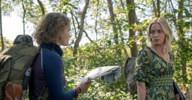 Millicent Simmonds (L) stars as Regan and Emily Blunt (R) as Evelyn in "A Quiet Place Part II." (DPA Photo)