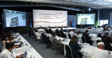 The Libyan Political Dialogue Forum gathers in Geneva to facilitate a path toward elections in December, Geneva, Switzerland, June 28, 2021 (AA Photo)