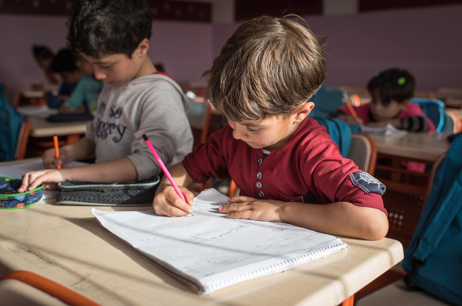 La epidemia está afectando la educación de los niños sirios en Turquía