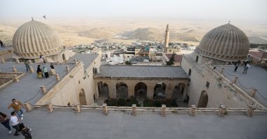 People are seen in the southeastern province of Mardin, home to many civilizations throughout history, Turkey, July 3, 2021. (AA Photo)