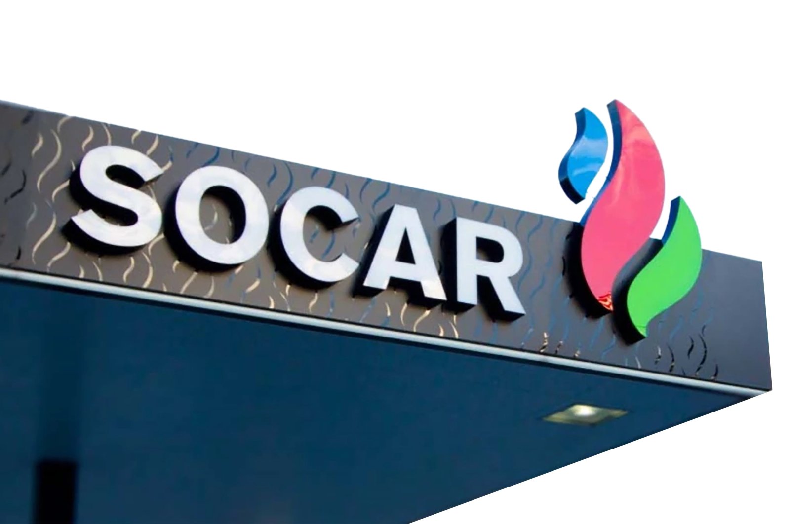 SOCAR logo seen at an unidentified location. (Sabah File Photo)